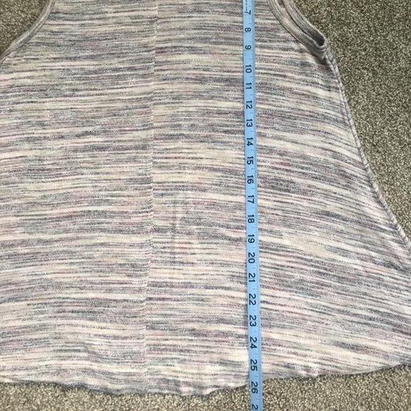 🌈 KNOX ROSE Top, Tank, Light Pink Multicolors, M - Picture 6 of 7